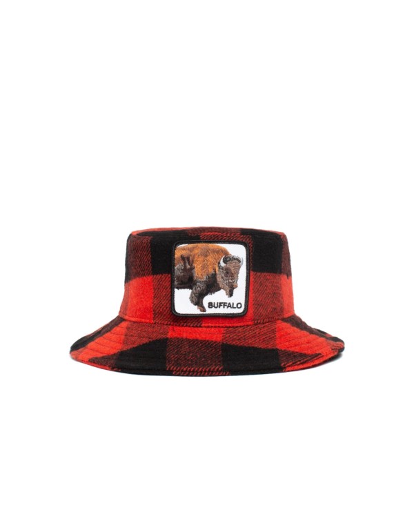 Buff Buffalo Bucket Hat, Red