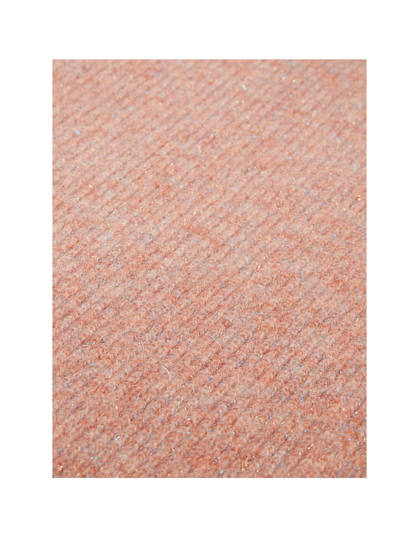 Cuffia In Lurex Rosa Melange