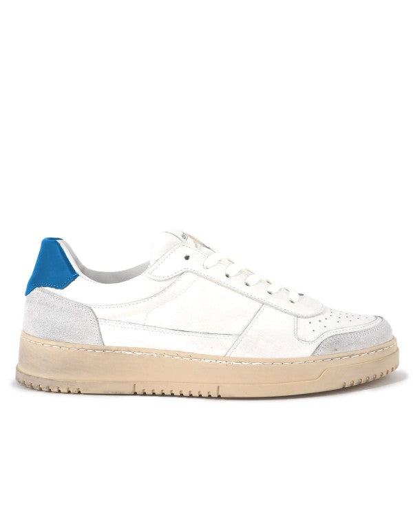 Sneaker In Nappa And Suede