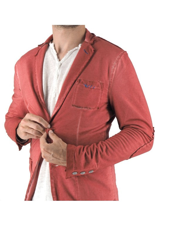 Giacca In Jersey Tinto Freddo