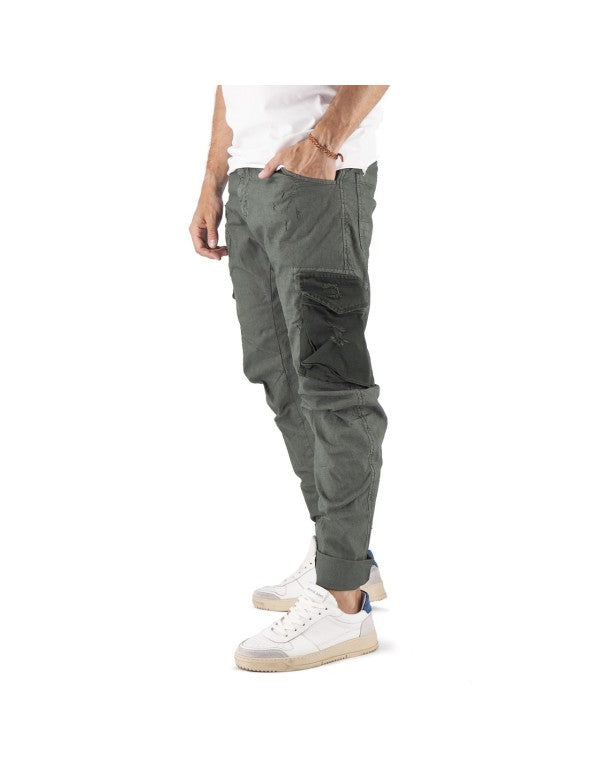Pantalone Cargo Courma Verde