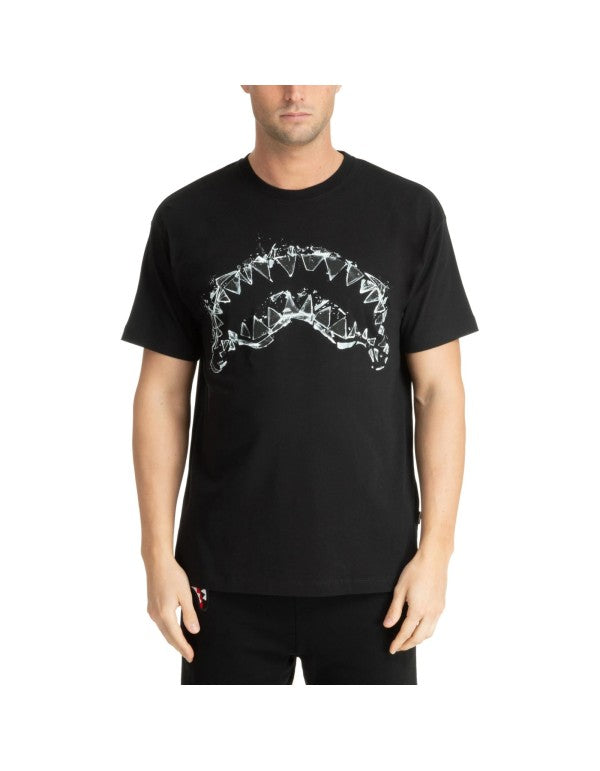T-Shirt Broken Glass Nero
