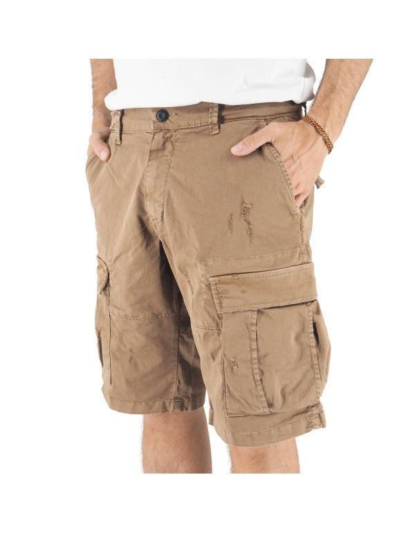 Dsq Cargo Bermuda Shorts In Cotton