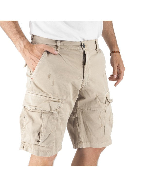 Dsq Cargo Bermuda Shorts In Cotton