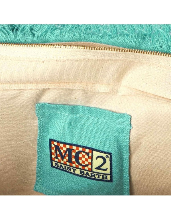 Colette Bag In Aqua Green Linen