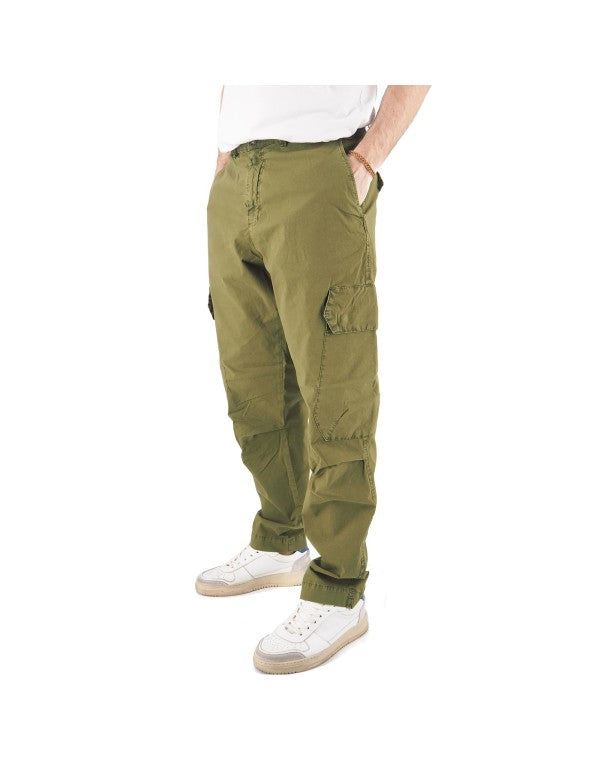 Pantalone Cargo Da Uomo Portorico Verde