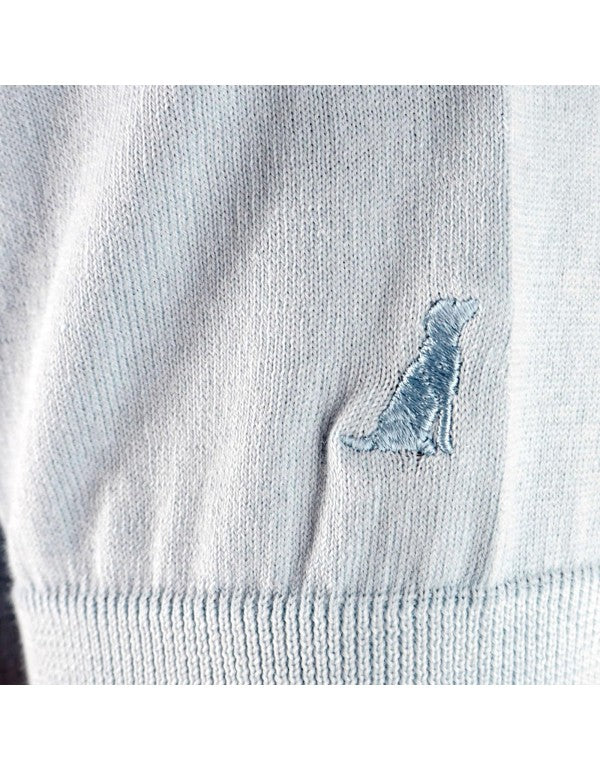 Polo In Maglia 100% Cotone Alassio Acqua Marina