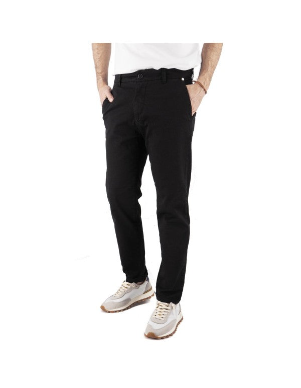 Pantalone Chino Capri Nero