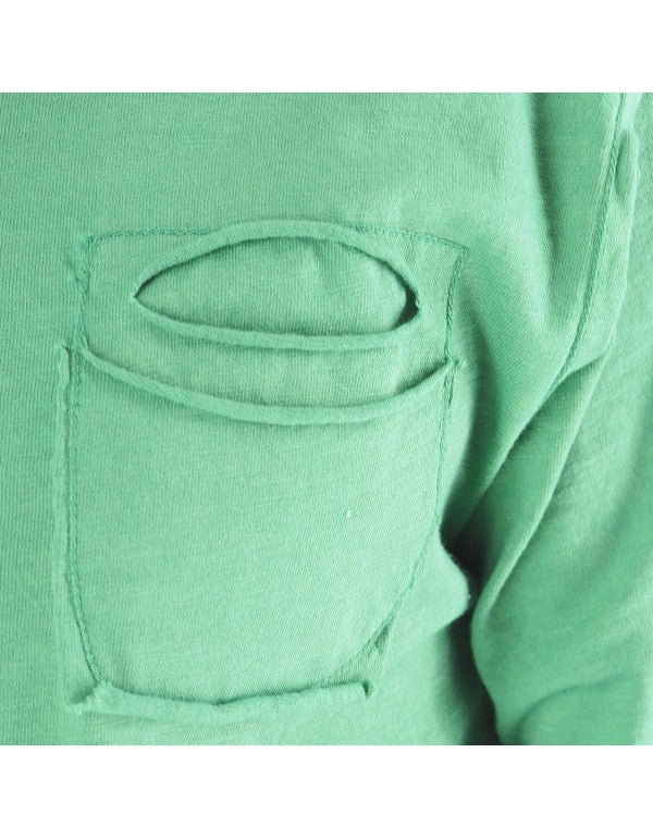 Emerald Flame Pocket T-Shirt