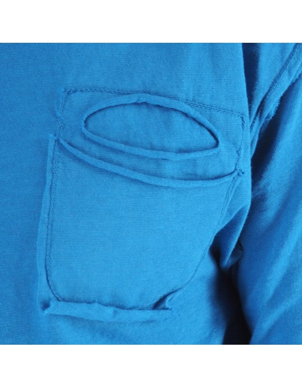 T-Shirt Pocket Fiamma Blu Royal