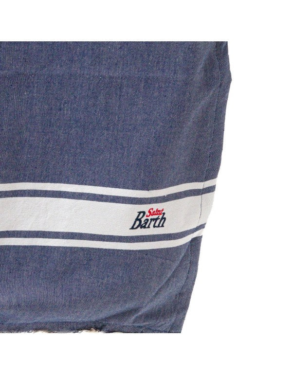 Beach Towel With Sponge Side Foutasponge