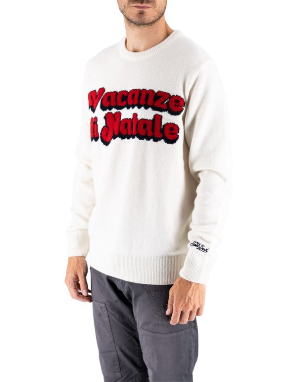 Maglia Heron Vacanze di Natale Panna