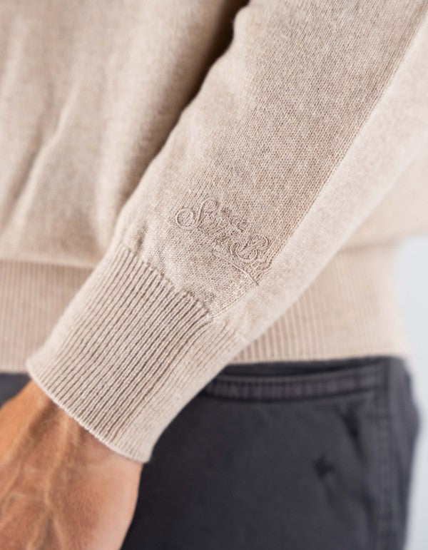 Maglia Regent Merino Cashmere Beige
