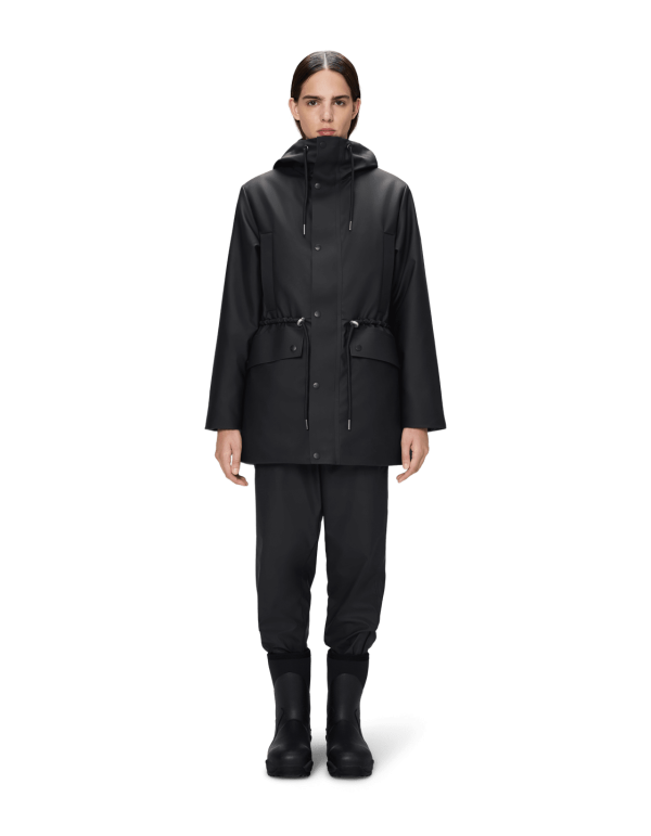 String W Parka Black