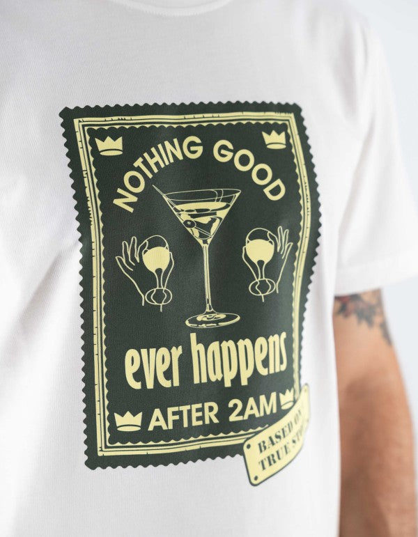T-shirt Uomo Nothing Good Off-white