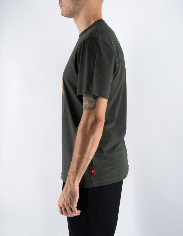 T-shirt Uomo Bombardino Verde Militare