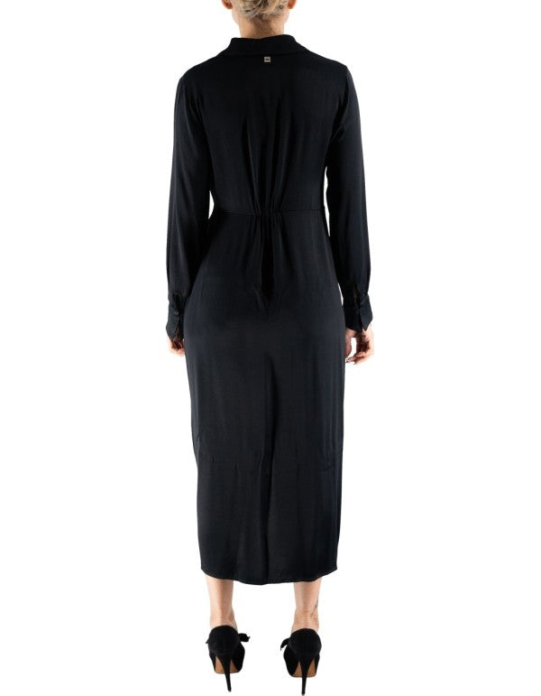 Black Long Sleeve Chemisier