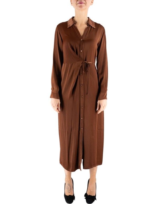 Cognac Long Sleeve Chemisier