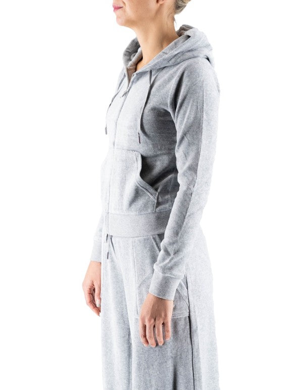 Felpa Full Zip Modello Robertson Grigia