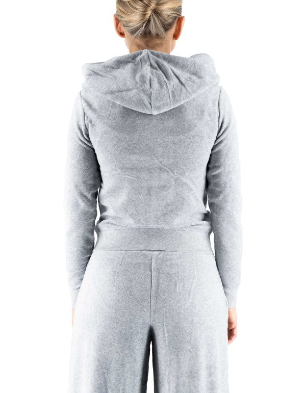 Felpa Full Zip Modello Robertson Grigia