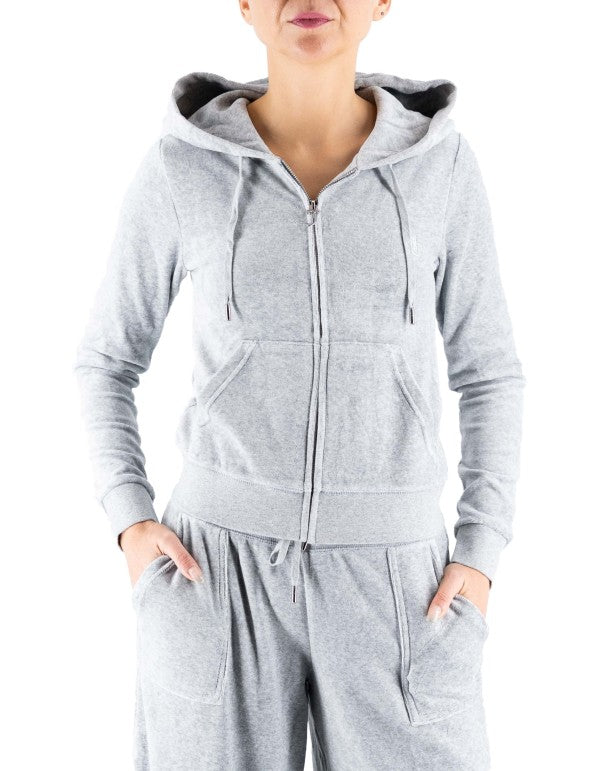 Felpa Full Zip Modello Robertson Grigia