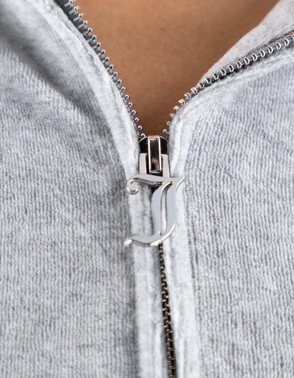 Felpa Full Zip Modello Robertson Grigia