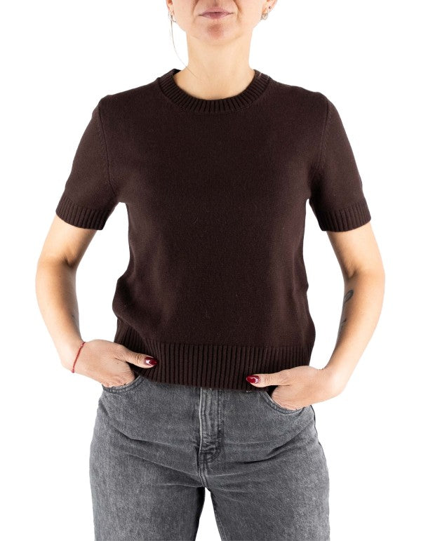 Lyra Sweater 100% Brown Wool