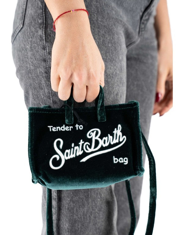 Green Velvet Phone Bag