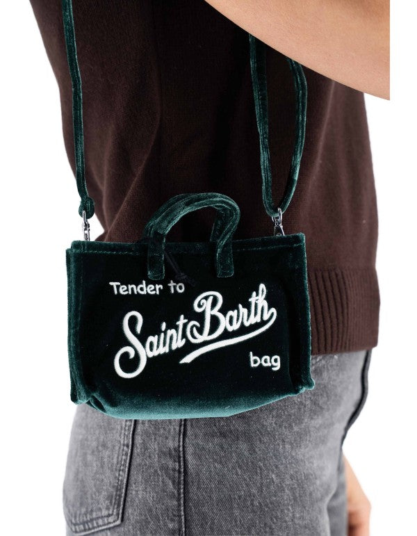 Green Velvet Phone Bag