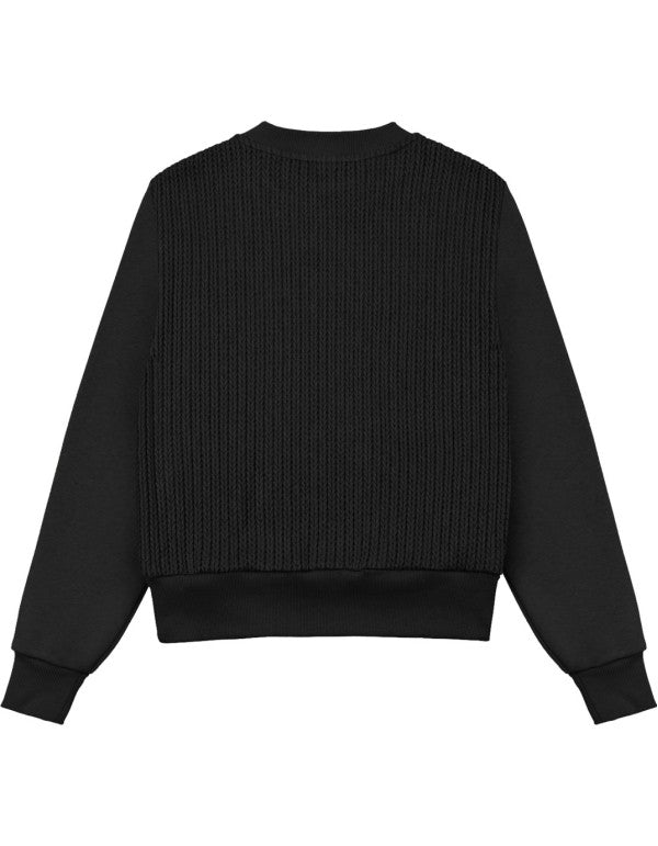 Women's Cable Knit Sweatshirt