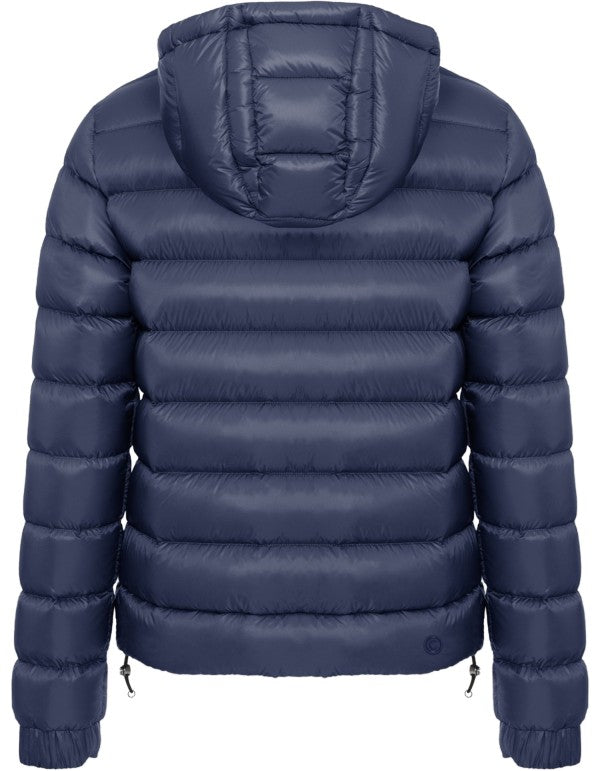 Shiny Down Jacket With Hood