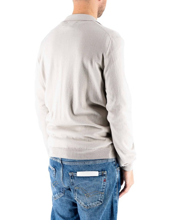 Cardigan 100% Cotone Malpasso Beige