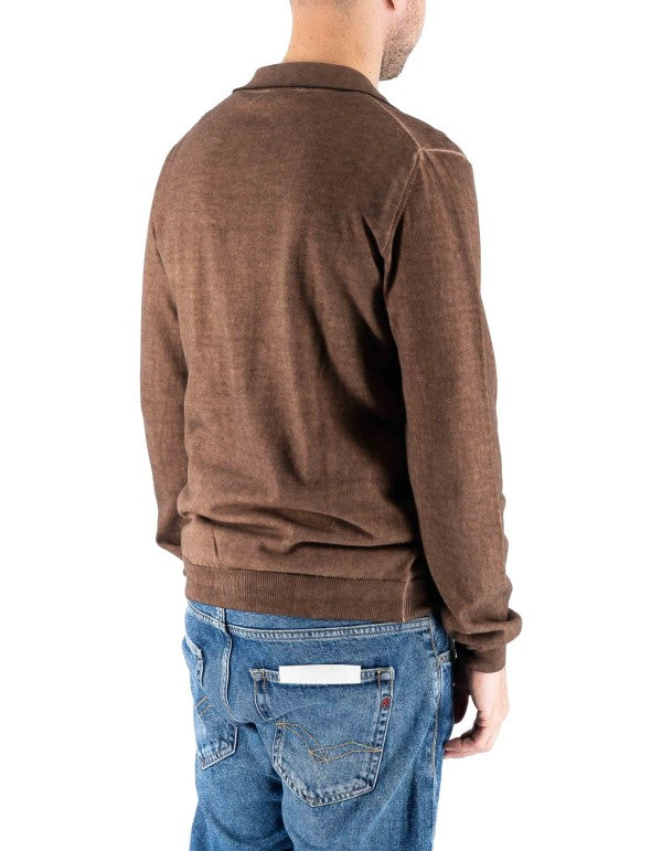 Cardigan 100% Cotone Malpasso Moro