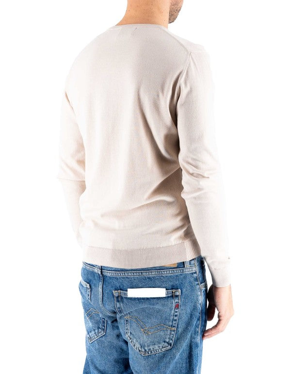 Maglia 100% Cotone Corniglia Sabbia