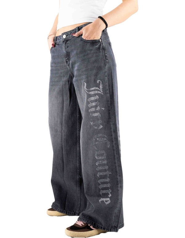 Jeans Diamante Wide Leg
