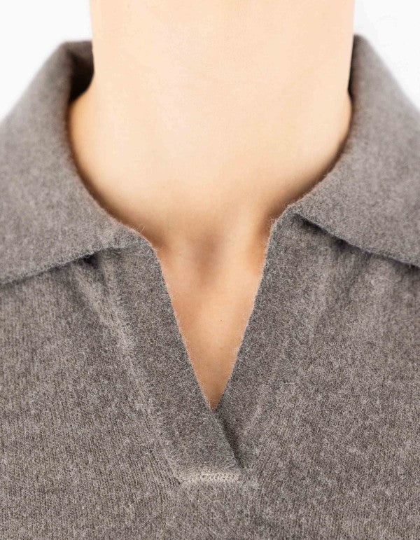 Inari Turtleneck Knit Polo