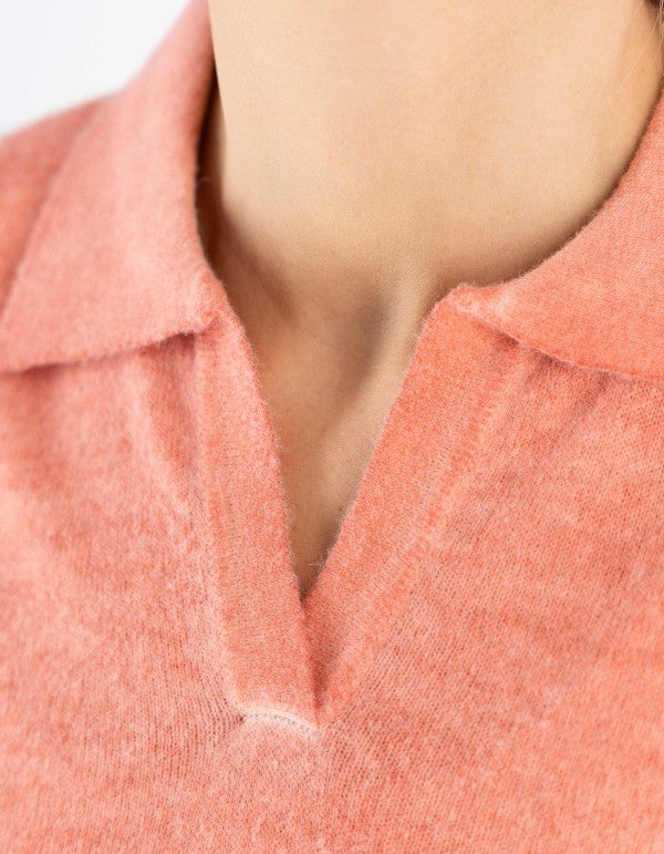 Inari Cantaloupe Knit Polo