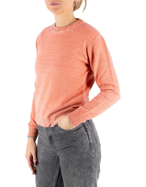 Tromsoe Crew Neck Cantaloupe Sweater