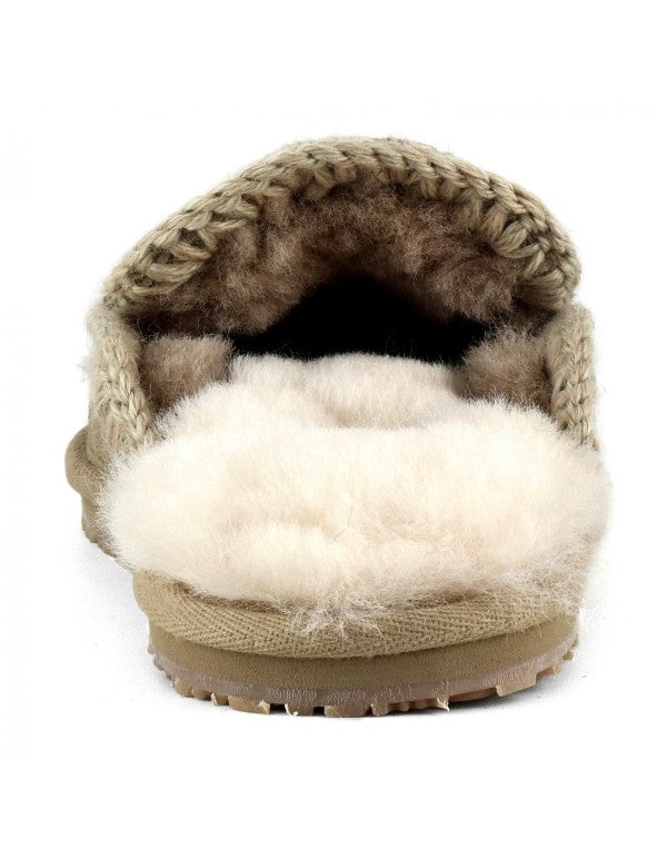 Slipper Full Eskimo Stitch Camel