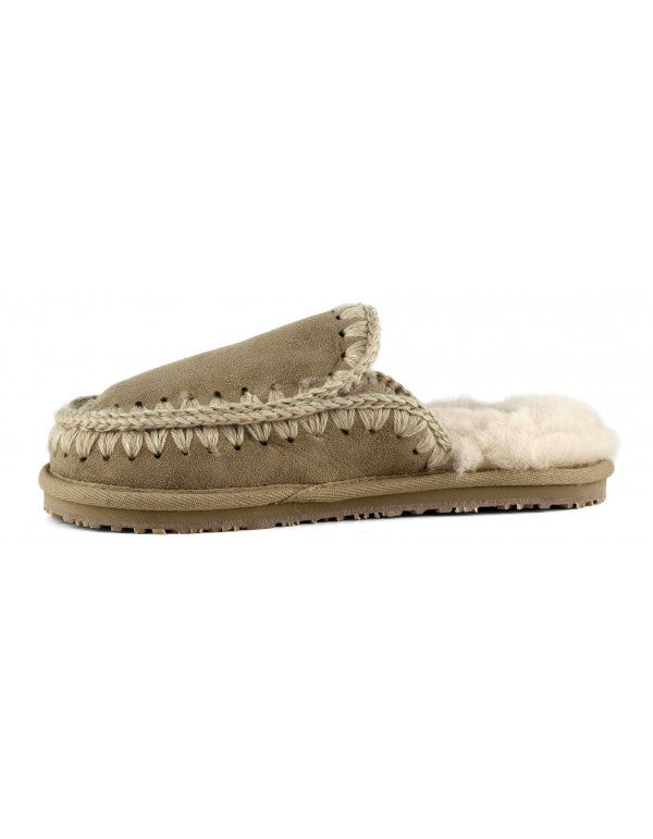 Slipper Full Eskimo Stitch Camel