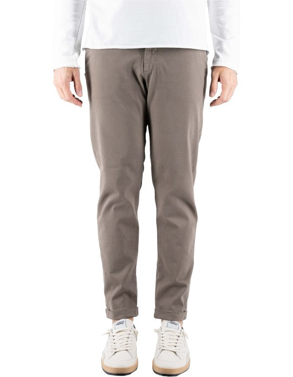 Classic Chino Trousers in Dove Grey