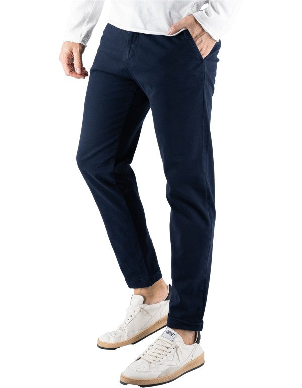 Pantalone Chino Classic Blu Navy