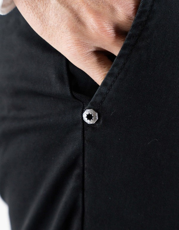 Pantalone Chino Classic Nero