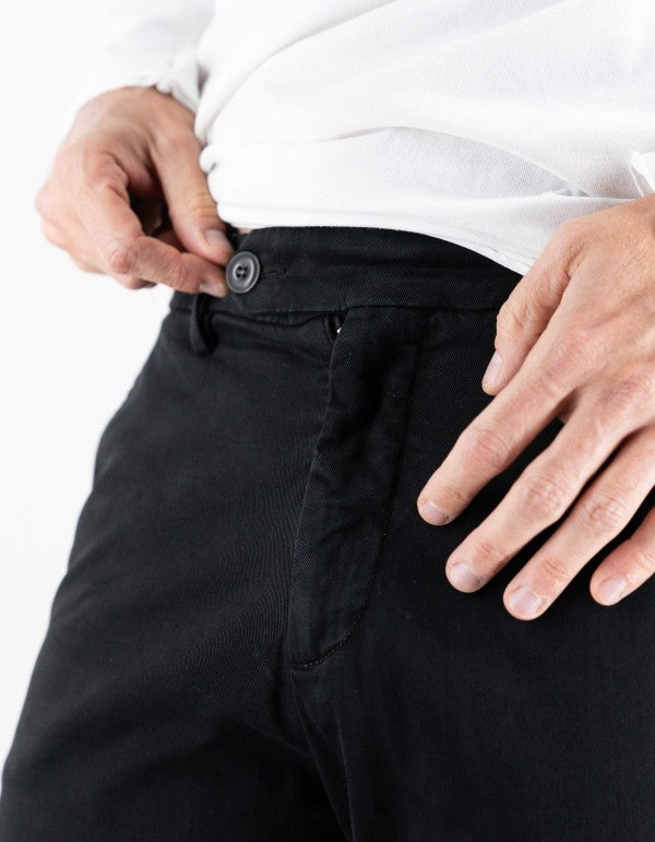 Pantalone Chino Classic Nero