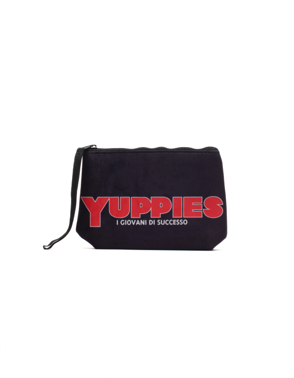Aline Yuppies Wool Effect clutch bag