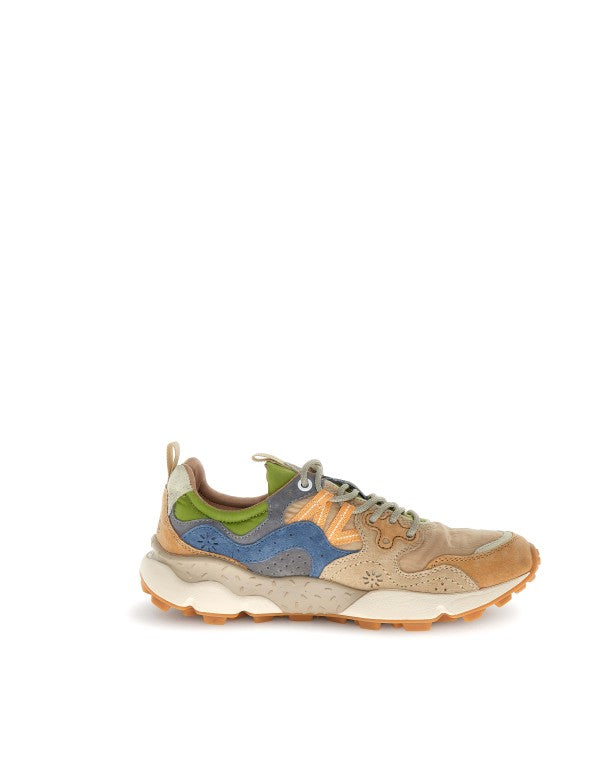 Yamano 3 Uni Suede/nylon Sneaker Golden Heart-ginger-beige Red