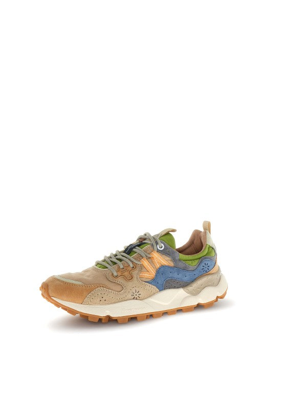 Yamano 3 Uni Suede/nylon Sneaker Golden Heart-ginger-beige Red