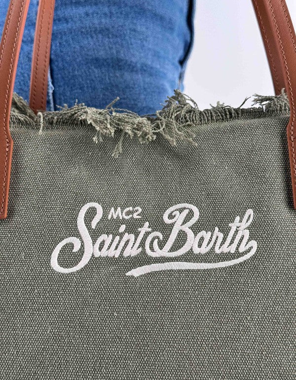 City Bag Fringe Canvas Bag 52 Emb