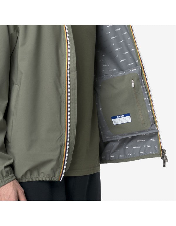 Jack Stretch Dot Green Lichen Jacket