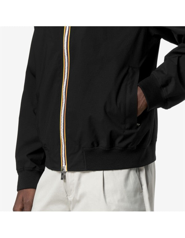 Arsene Stretch Dot Jacket Black Pure